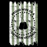 Proud Wife Of A Vietnam Veteran Tall T-Shirt