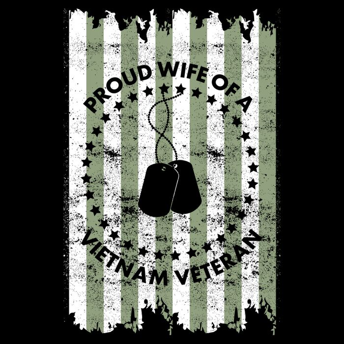 Proud Wife Of A Vietnam Veteran Tall T-Shirt
