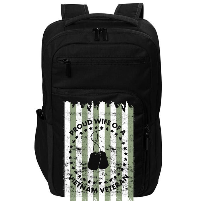 Proud Wife Of A Vietnam Veteran Impact Tech Backpack