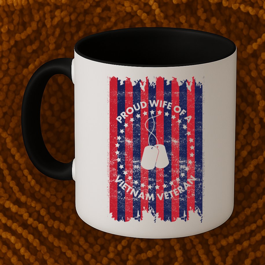 Proud Wife Of A Vietnam Veteran Mug