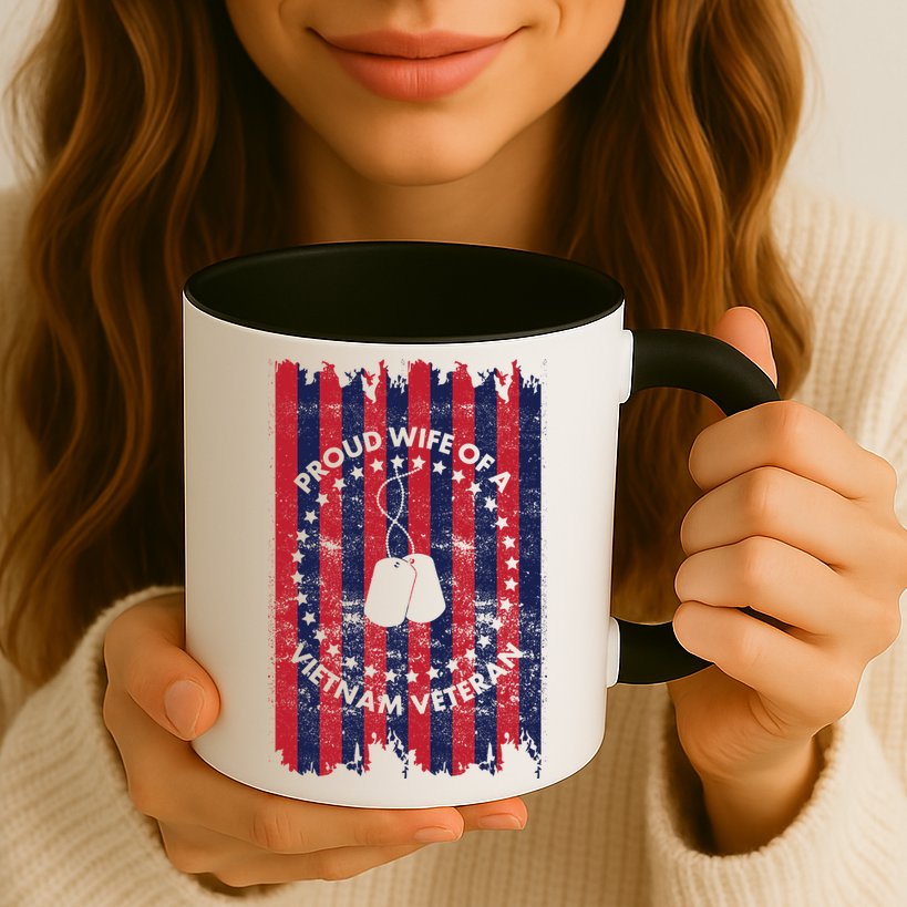 Proud Wife Of A Vietnam Veteran Mug