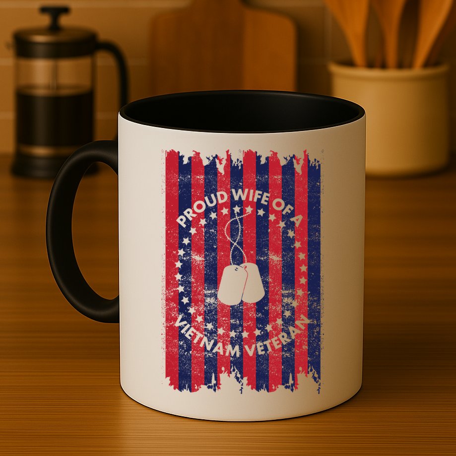 Proud Wife Of A Vietnam Veteran Mug