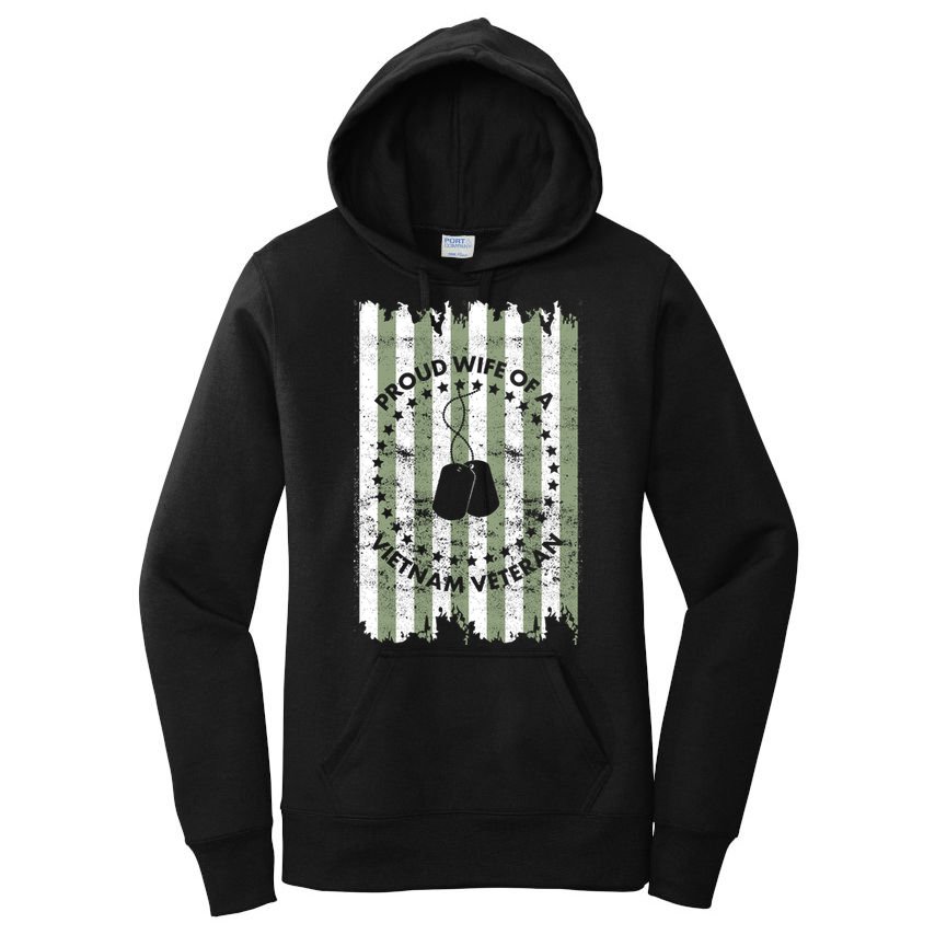 Proud Wife Of A Vietnam Veteran Women's Pullover Hoodie