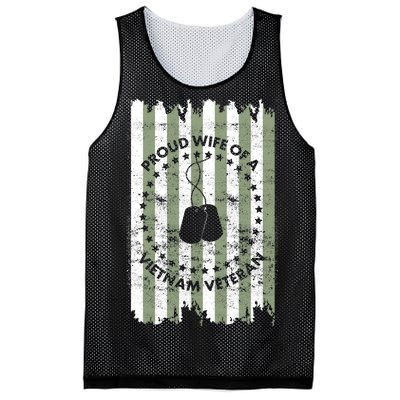 Proud Wife Of A Vietnam Veteran Mesh Reversible Basketball Jersey Tank