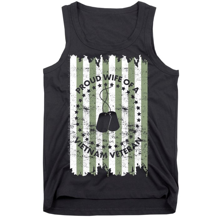 Proud Wife Of A Vietnam Veteran Tank Top