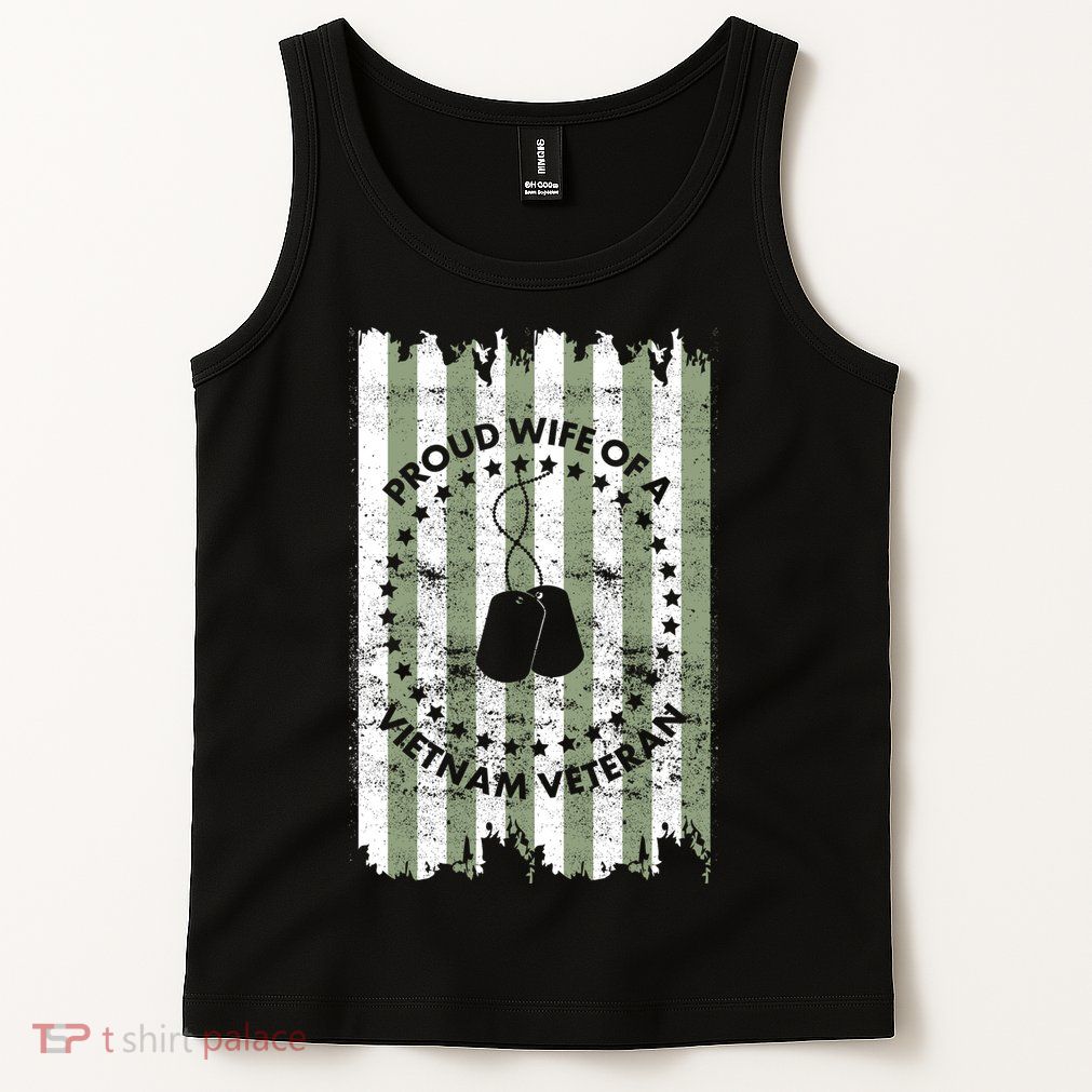 Proud Wife Of A Vietnam Veteran Tank Top