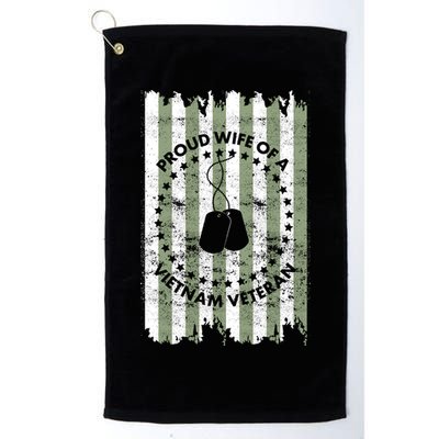 Proud Wife Of A Vietnam Veteran Golf Towel
