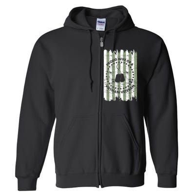 Proud Wife Of A Vietnam Veteran Full Zip Hoodie