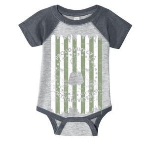 Proud Wife Of A Vietnam Veteran Infant Baby Jersey Bodysuit