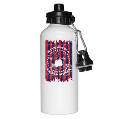 Proud Wife Of A Vietnam Veteran Aluminum Water Bottle