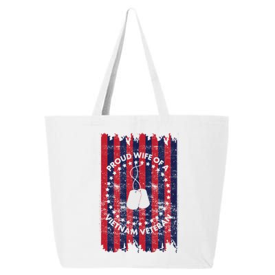 Proud Wife Of A Vietnam Veteran 25L Jumbo Tote