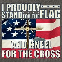 Proudly Stand For The Flag And Kneel For The Cross Cotton Canvas Backpack