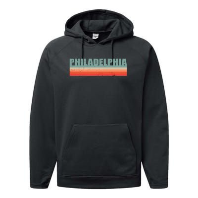 Philadelphia Retro Performance Fleece Hoodie