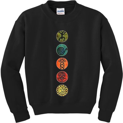 Puerto Rico Petroglyphs Art Letters Kids Sweatshirt