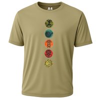 Puerto Rico Petroglyphs Art Letters Cooling Performance Crew T-Shirt