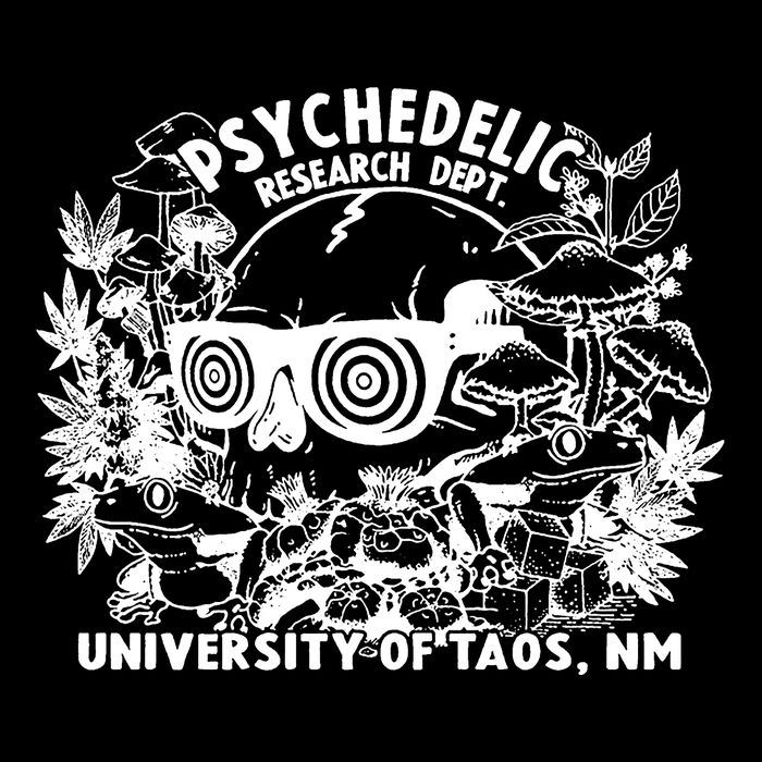 Psychedelic Research Cropped Pullover Crew