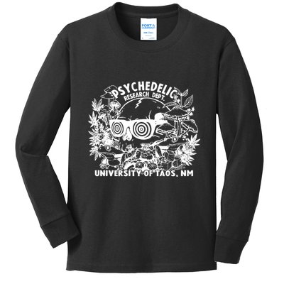 Psychedelic Research Kids Long Sleeve Shirt