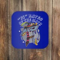 Pi Rate Piratecute Giftvintage Happy Pi Day Math Nerd Funny Gift Coaster