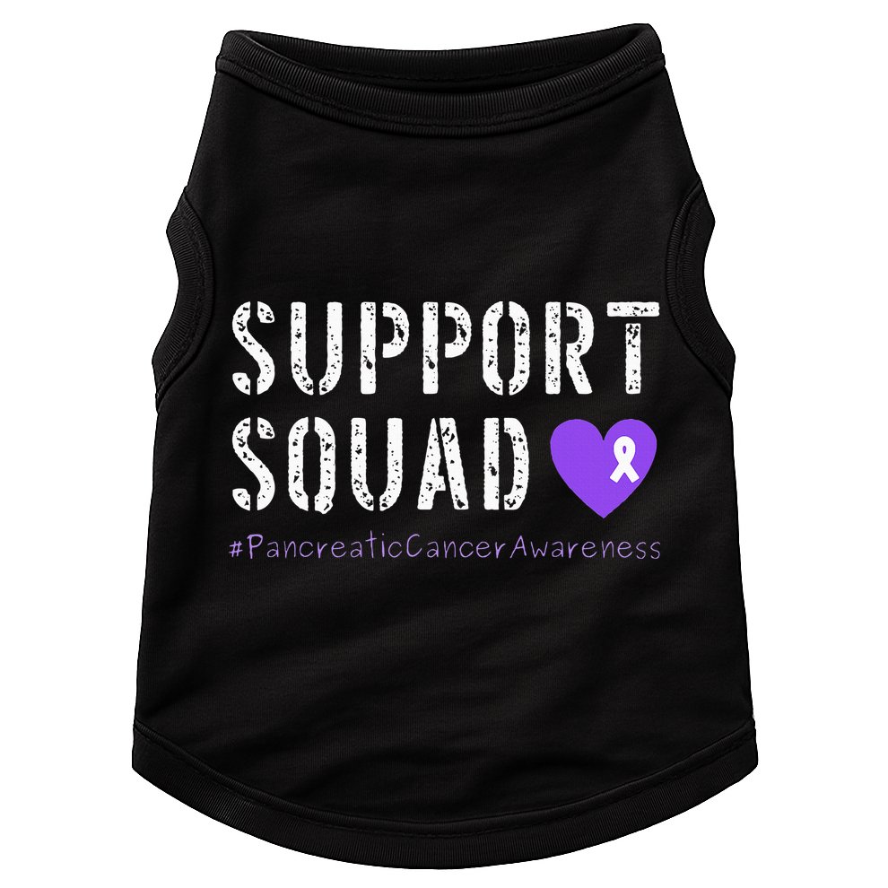 Purple Ribbon Pancreatic Cancer Awareness Doggie Tank