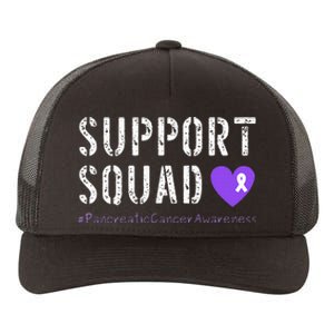 Purple Ribbon Pancreatic Cancer Awareness Yupoong Adult 5-Panel Trucker Hat