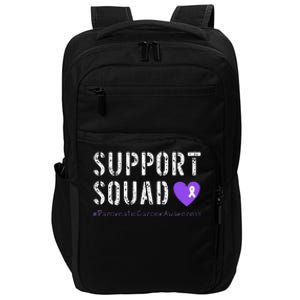 Purple Ribbon Pancreatic Cancer Awareness Impact Tech Backpack