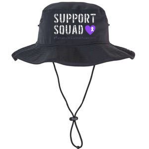 Purple Ribbon Pancreatic Cancer Awareness Legacy Cool Fit Booney Bucket Hat