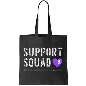 Purple Ribbon Pancreatic Cancer Awareness Tote Bag