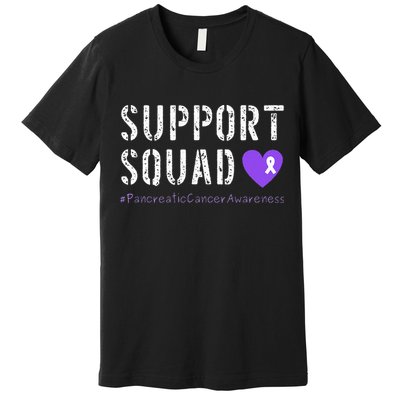 Purple Ribbon Pancreatic Cancer Awareness Premium T-Shirt