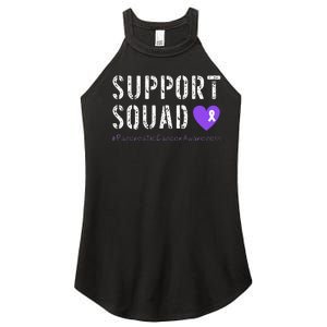 Purple Ribbon Pancreatic Cancer Awareness Women's Perfect Tri Rocker Tank