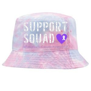 Purple Ribbon Pancreatic Cancer Awareness Tie-Dyed Bucket Hat