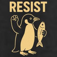 Penguin Resist Penguins Protest Against Tariffs Gift Cool Comfort Performance Bucket Hat
