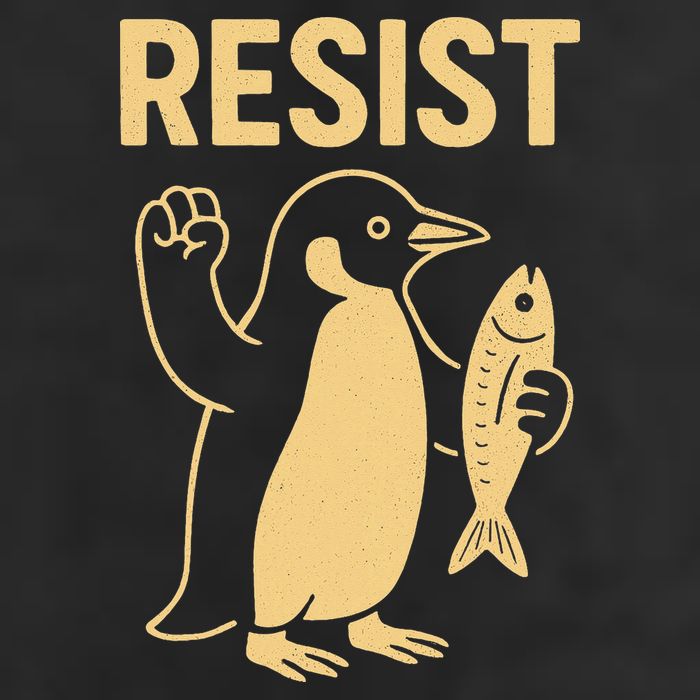 Penguin Resist Penguins Protest Against Tariffs Gift Cool Comfort Performance Bucket Hat