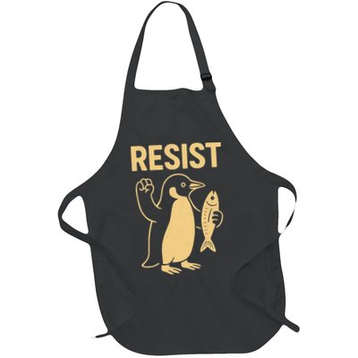 Penguin Resist Penguins Protest Against Tariffs Gift Apron