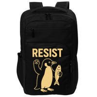 Penguin Resist Penguins Protest Against Tariffs Gift Impact Tech Backpack
