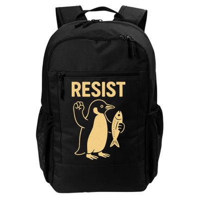 Penguin Resist Penguins Protest Against Tariffs Gift Backpack