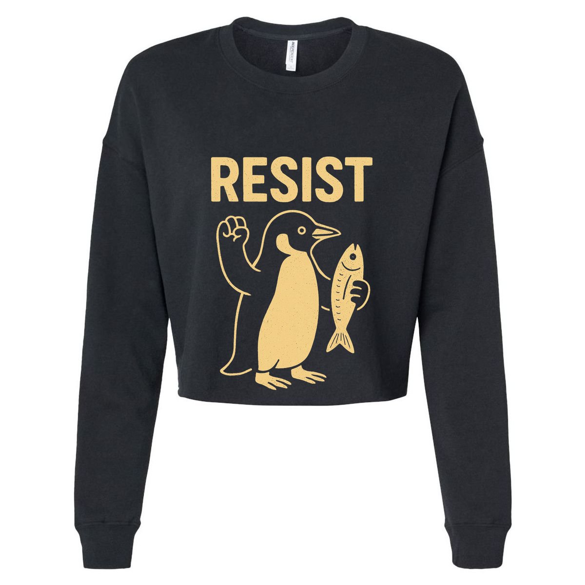 Penguin Resist Penguins Protest Against Tariffs Gift Flat Bill Trucker Hat