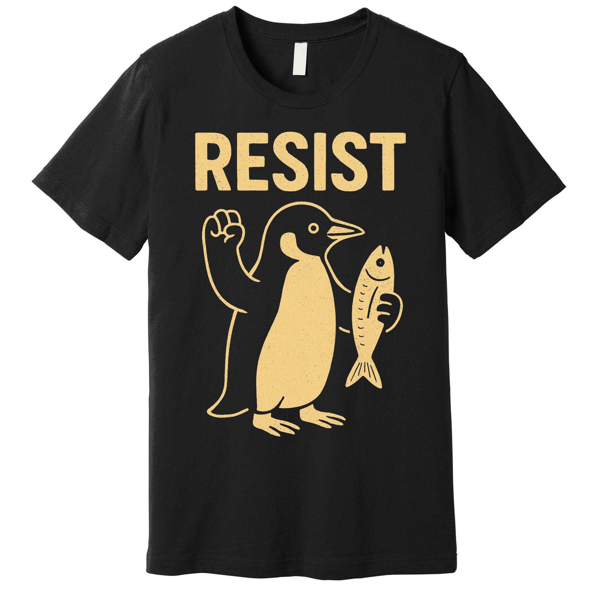 Penguin Resist Penguins Protest Against Tariffs Gift Premium T-Shirt
