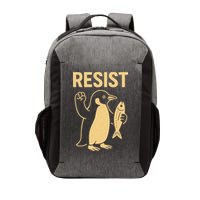 Penguin Resist Penguins Protest Against Tariffs Gift Vector Backpack