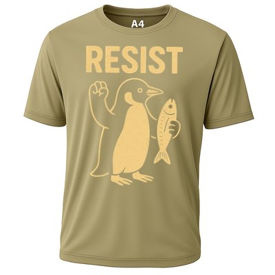 Penguin Resist Penguins Protest Against Tariffs Gift Cooling Performance Crew T-Shirt