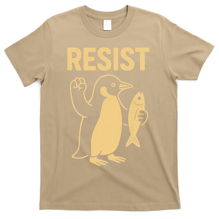 Penguin Resist Penguins Protest Against Tariffs Gift T-Shirt