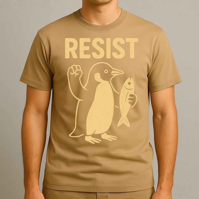 Penguin Resist Penguins Protest Against Tariffs Gift T-Shirt