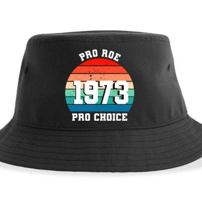 Pro Roe Pro Choice 1973 Sustainable Bucket Hat