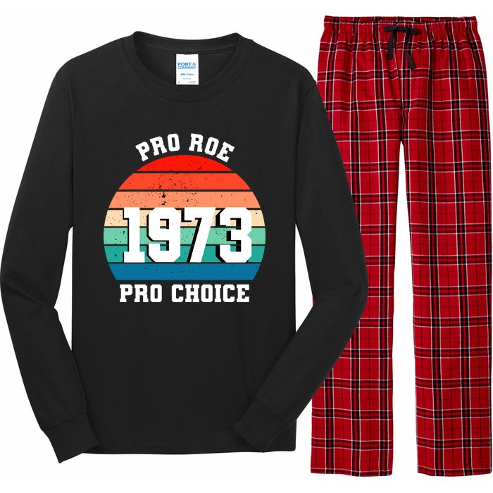 Pro Roe Pro Choice 1973 Long Sleeve Pajama Set