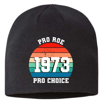 Pro Roe Pro Choice 1973 Sustainable Beanie