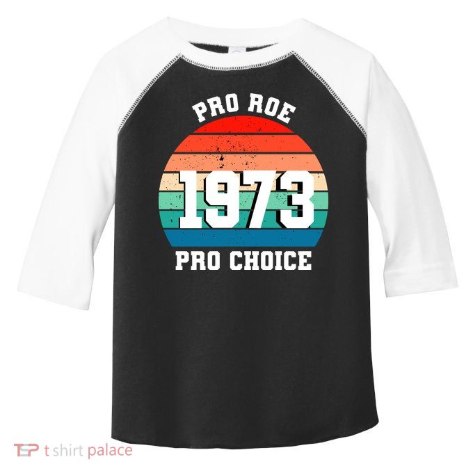 Pro Roe Pro Choice 1973 Toddler Fine Jersey T-Shirt