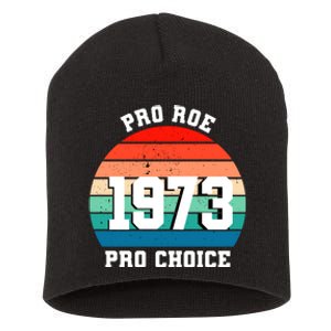 Pro Roe Pro Choice 1973 Short Acrylic Beanie