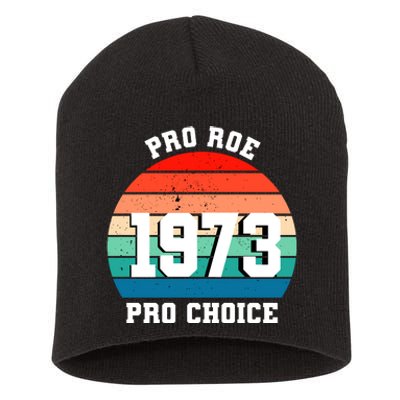 Pro Roe Pro Choice 1973 Short Acrylic Beanie