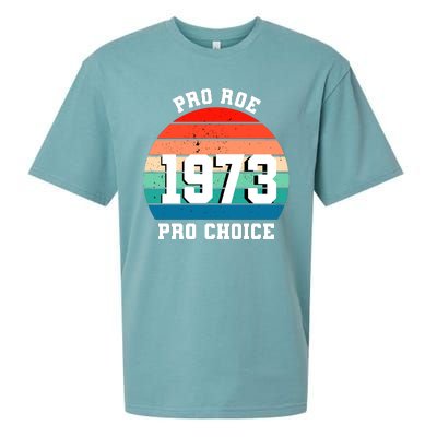 Pro Roe Pro Choice 1973 Sueded Cloud Jersey T-Shirt