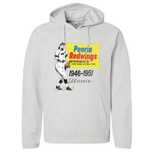 Peoria Redwings Performance Fleece Hoodie