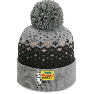 Peoria Redwings The Baniff Cuffed Pom Beanie